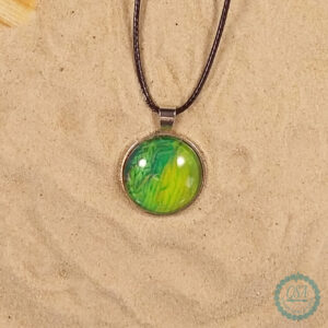 Choice of Aurora Handmade Necklace with Metal Bezel - Image 10