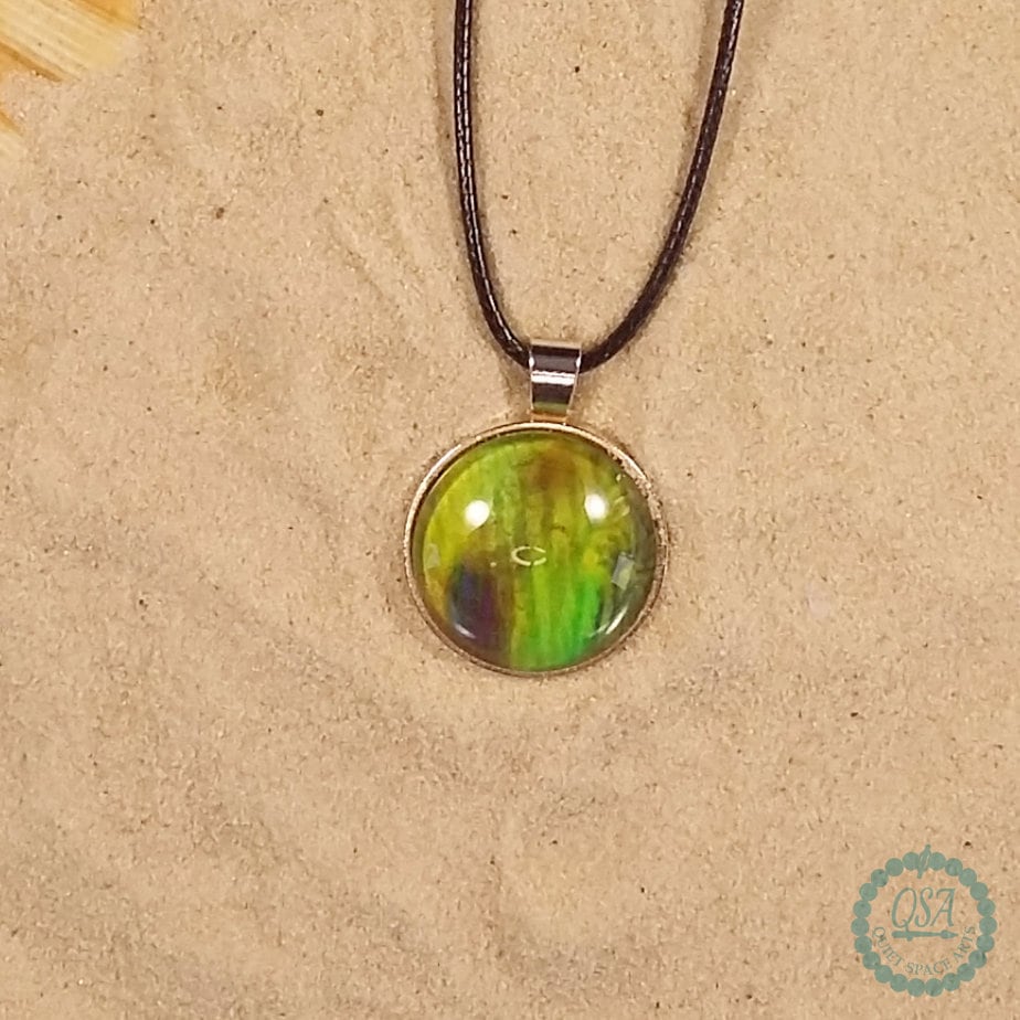Choice of Aurora Handmade Necklace with Metal Bezel - Image 7