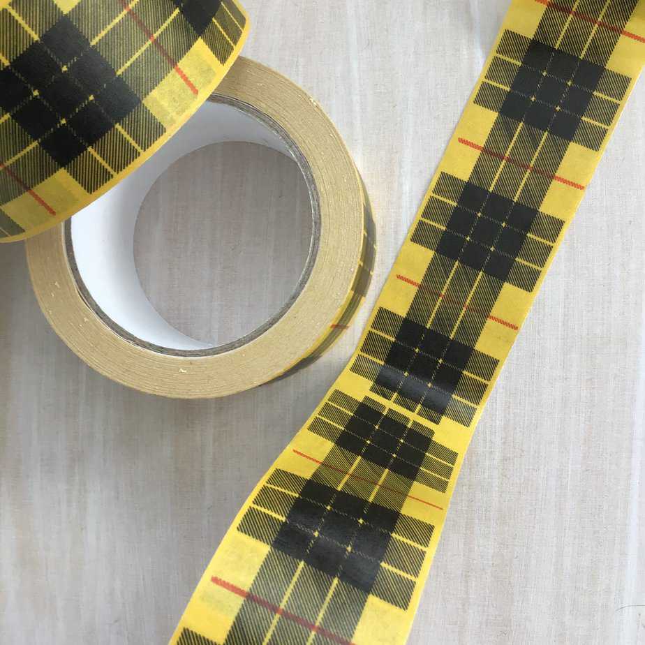 Macleod Tartan Recyclable Paper Tape - Image 2