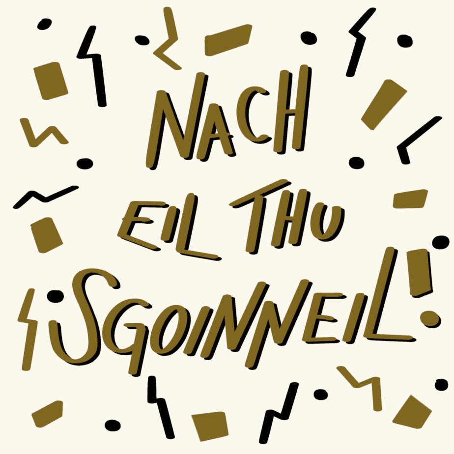 Gaelic Motivational or Celebration Card - 