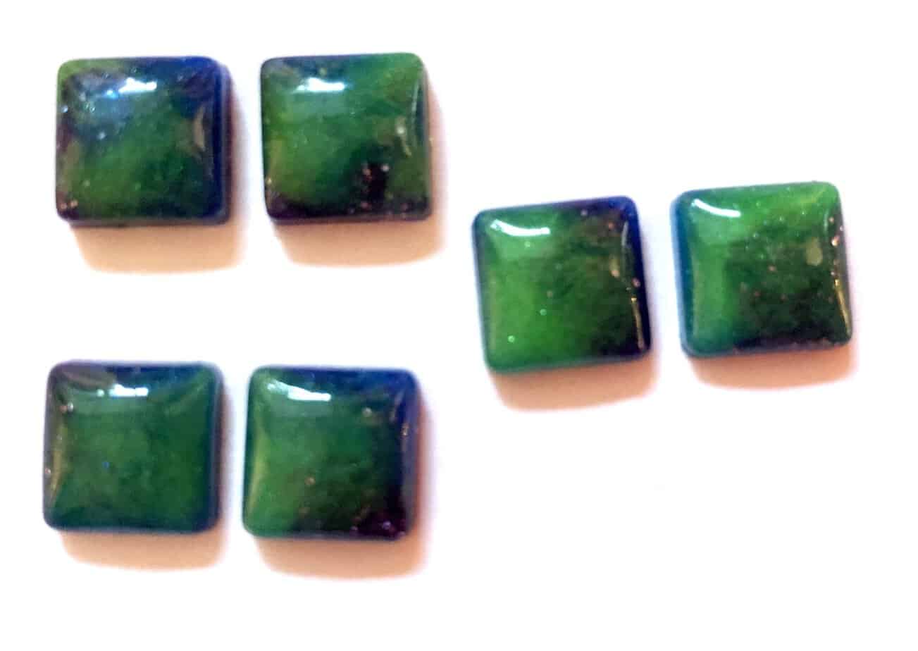 Aurora borealis inspired studs. - Image 12