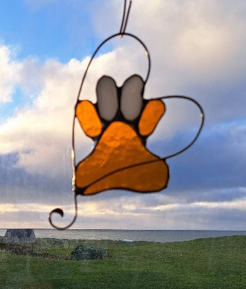 Pawprint in the heart