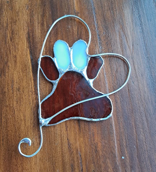 Pawprint in the heart