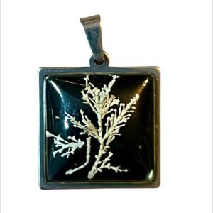 Seaweed pendants with shimmering black night sky background. - Image 8