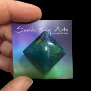 Aurora Borealis large brooch. - Image 9