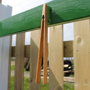 Handcrafted Wooden Kitchen Tongs – Rustic Cooking Utensil