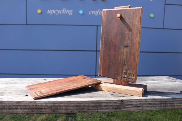 Handcrafted Reclaimed Hardwood Breakfast Board