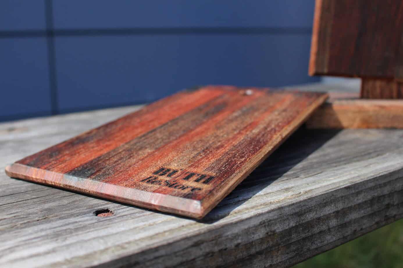 Handcrafted Reclaimed Hardwood Breakfast Board - Image 3