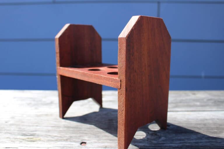 Handcrafted Reclaimed Hardwood Egg Holder