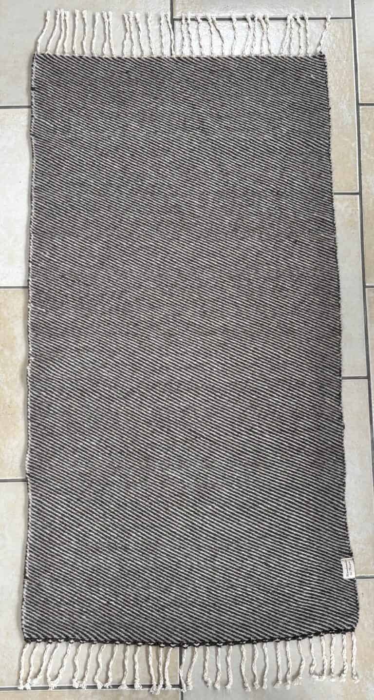 'North Ronaldsay to South Ronaldsay' - Handwoven Rug