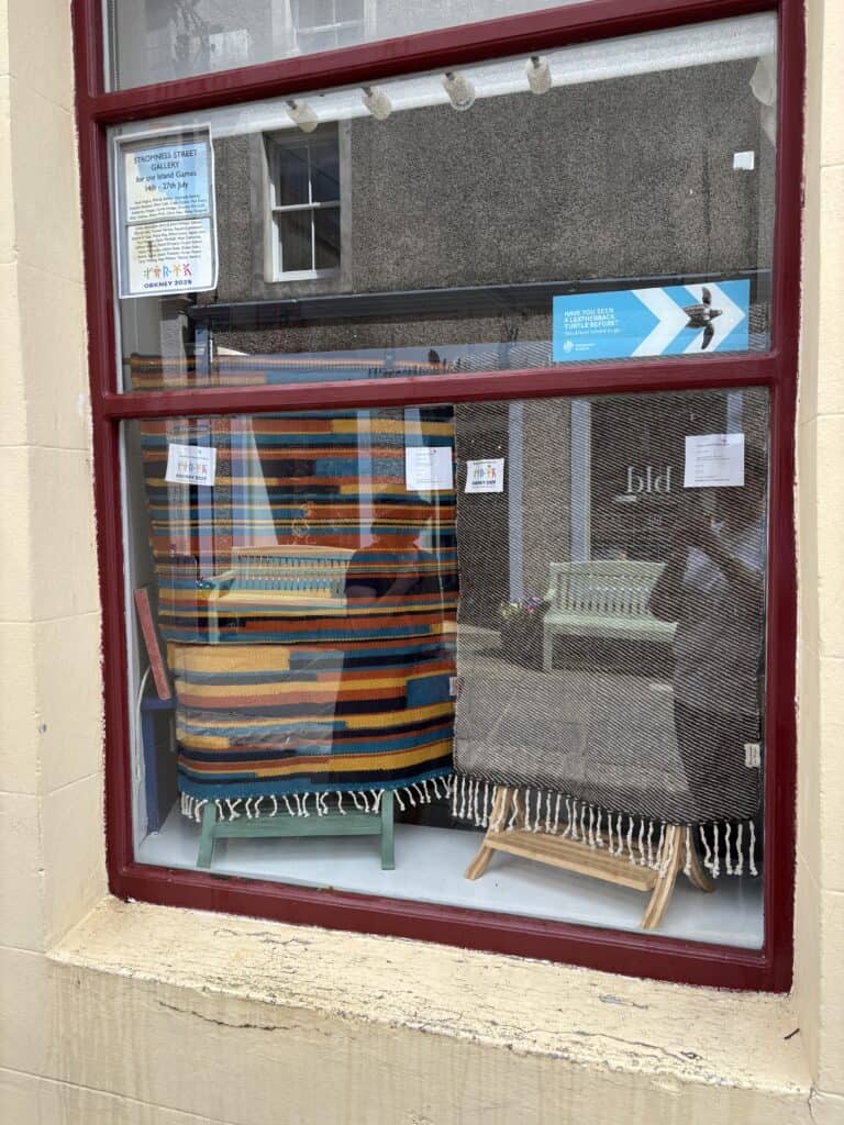 'North Ronaldsay to South Ronaldsay' - Handwoven Rug