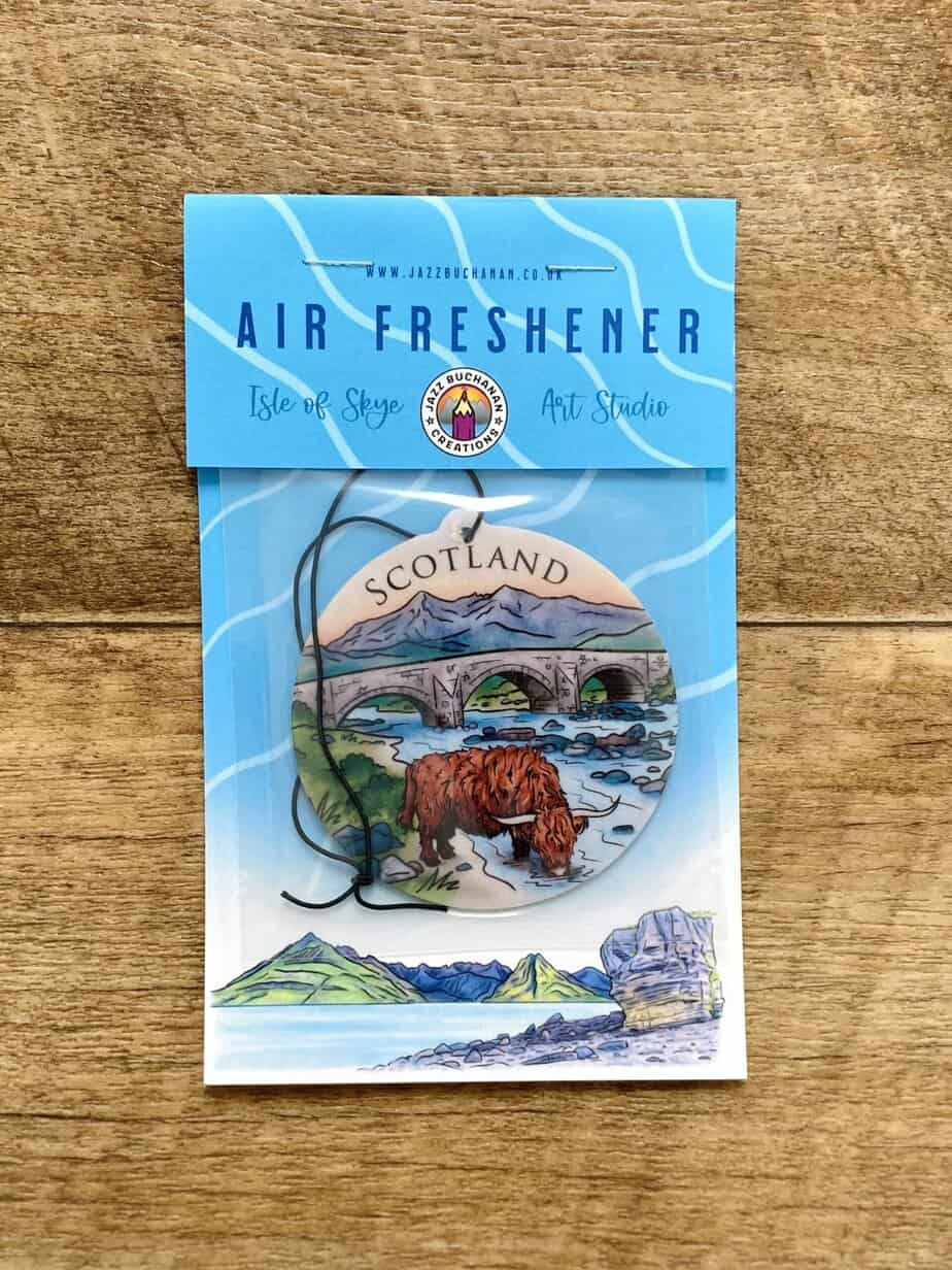 Scotland Highland Cow air freshener
