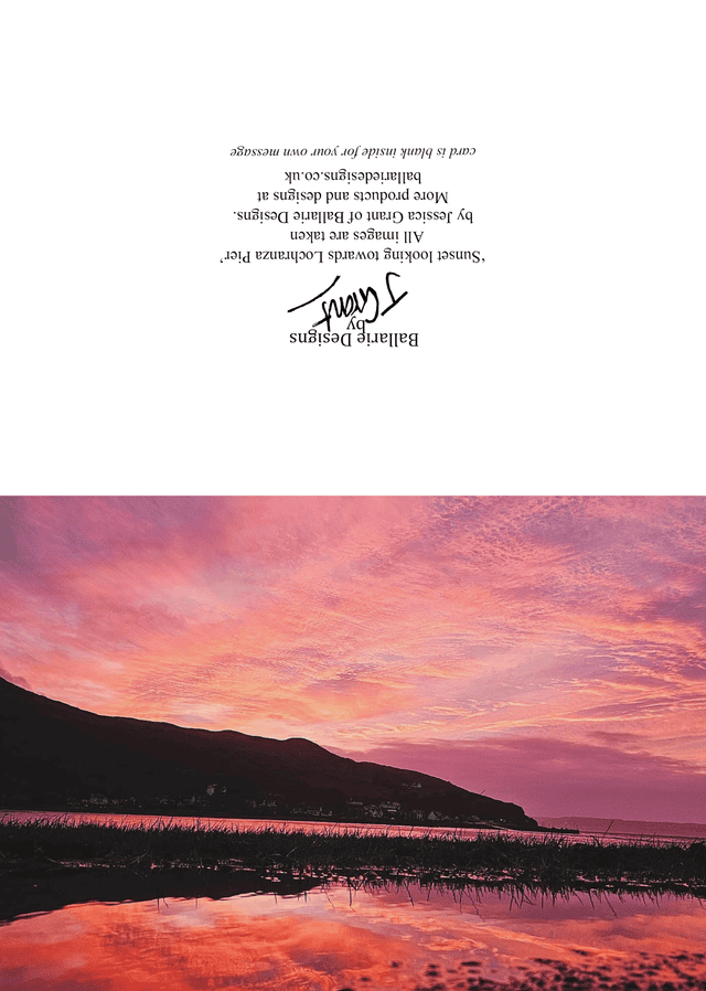 Lochranza Views | Greetings Cards