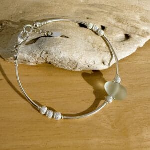 Calm Hebridean Sea Glass Bracelet - Image 2