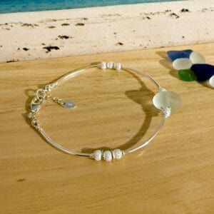 Calm Hebridean Sea Glass Bracelet - Image 3