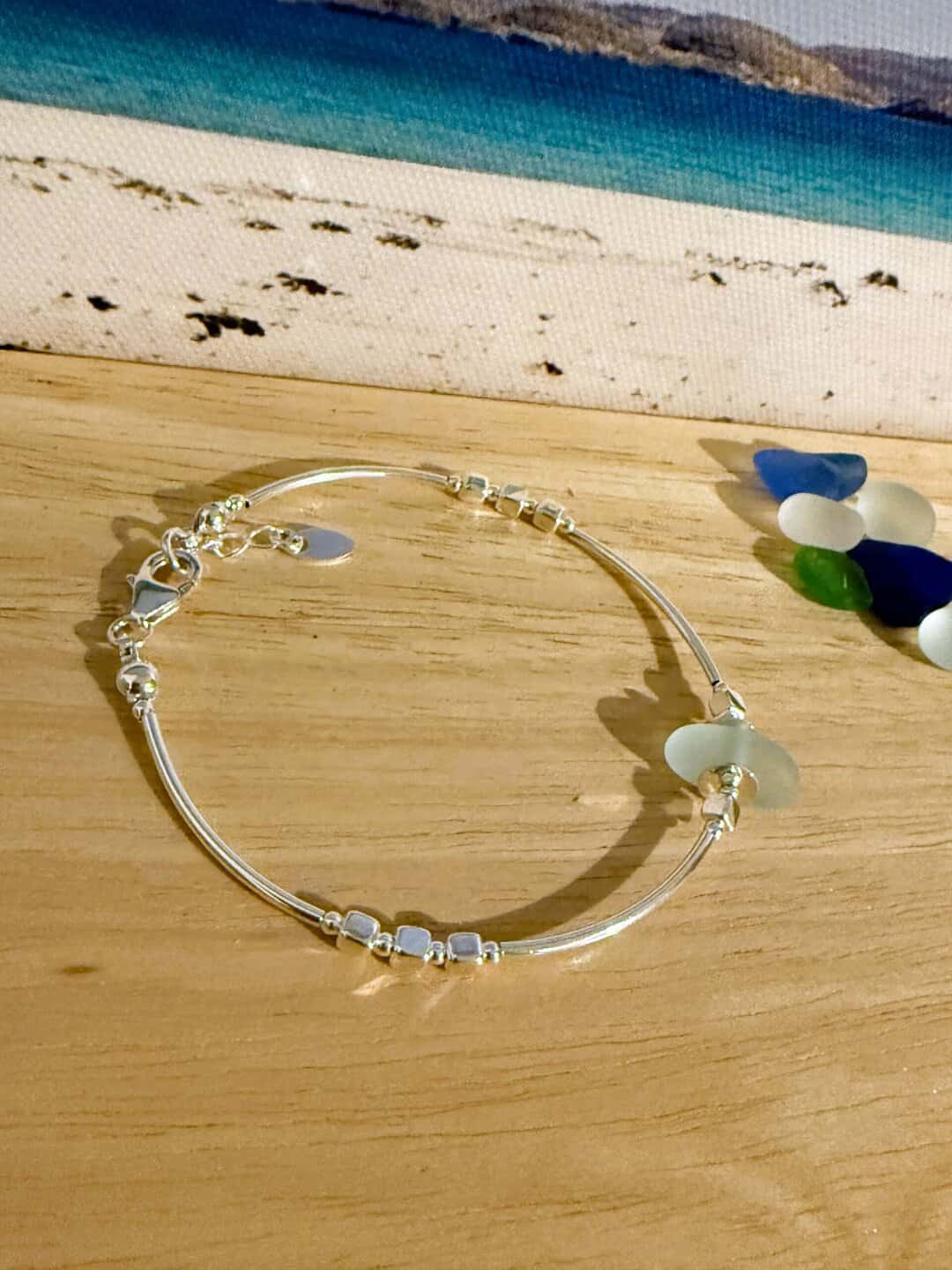 High Seas Hebridean Sea Glass Bracelet - Image 3