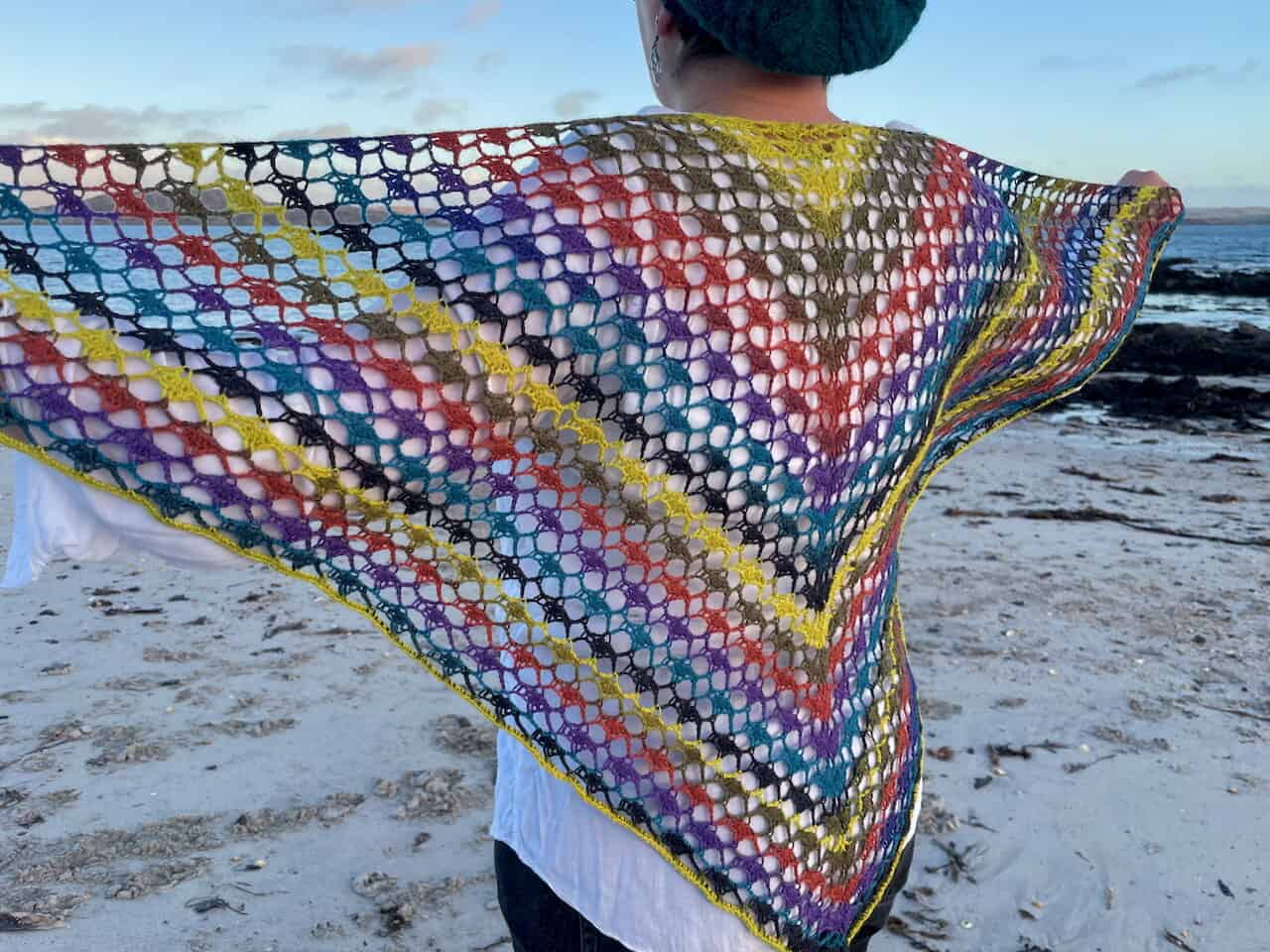 Joy Crochet Small Shawl or Scarf - Image 4