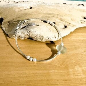 Calm Hebridean Sea Glass Bracelet - Image 1