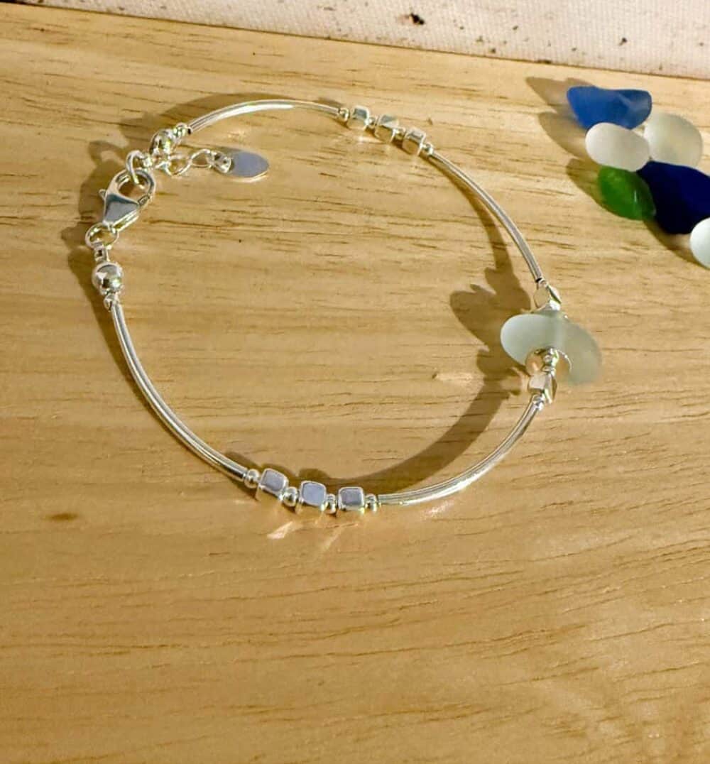 High Seas Hebridean Sea Glass Bracelet - Image 1