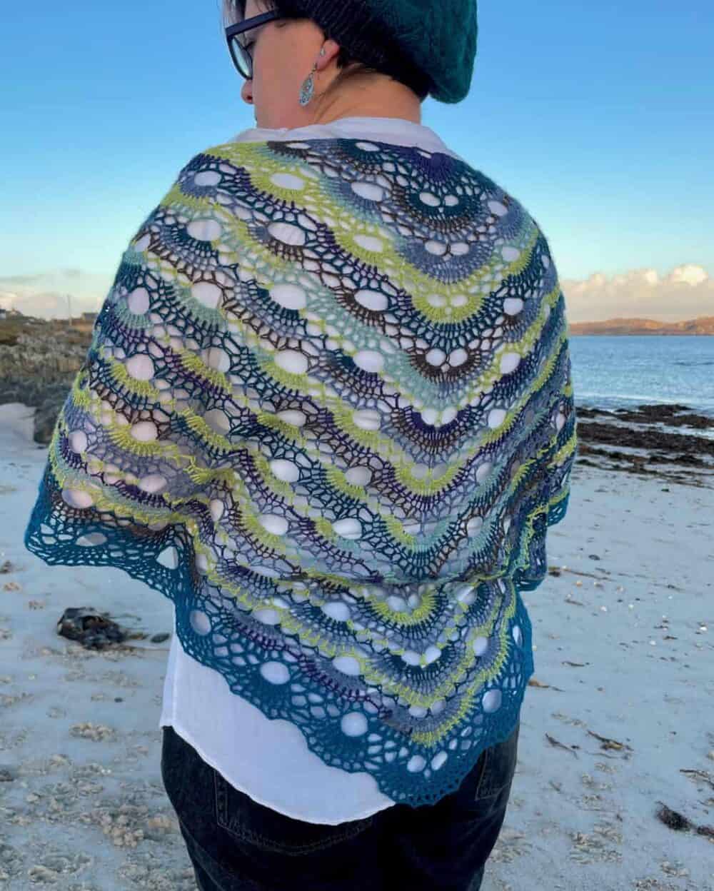 Winter Walk Crochet Shawl or Scarf - Image 1